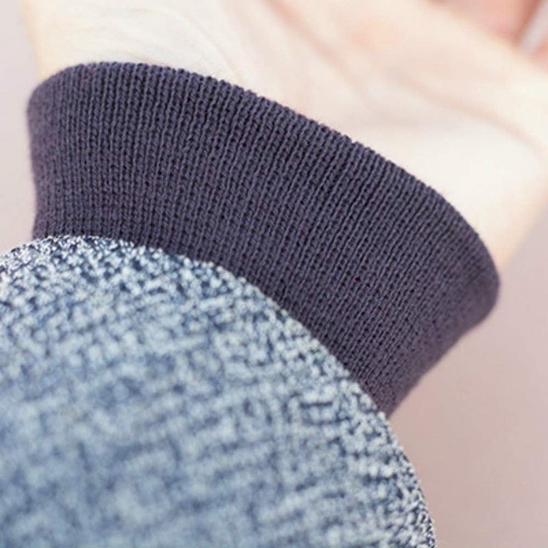 Tong Gu Cotton Stretch Knit Rib Cuff Trim Triming Fabric Sweater Jacket Sewing DIY (1 Pair, Dark Grey) - Image 2