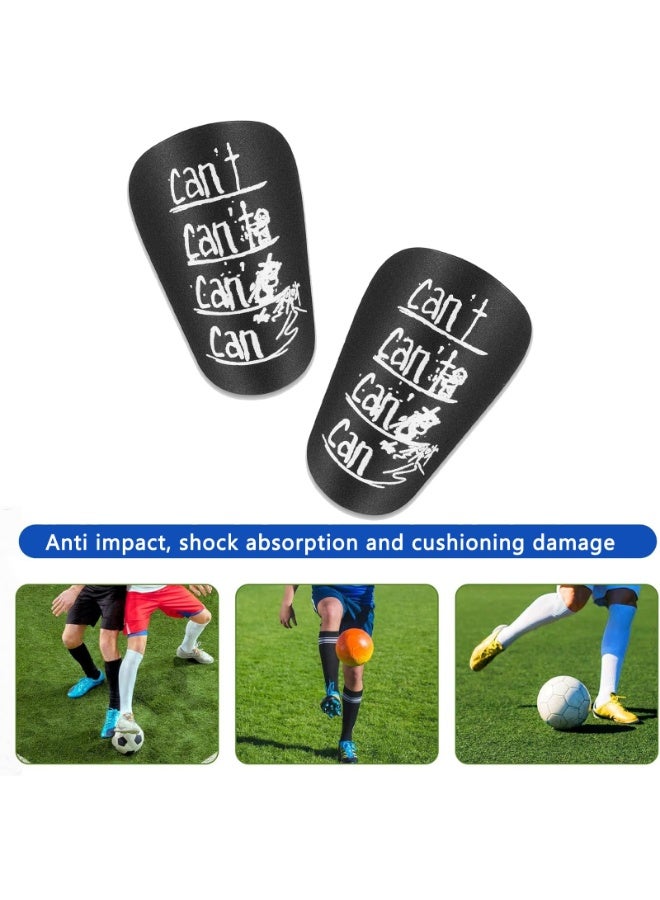 Chabeia Shin Guards for Football, Lightweight Shin Pads for Football Kids Anti-Impact Football Shin Guards for Boys, Mini Football Kit Accessories, Black 1 Pair - Image 5