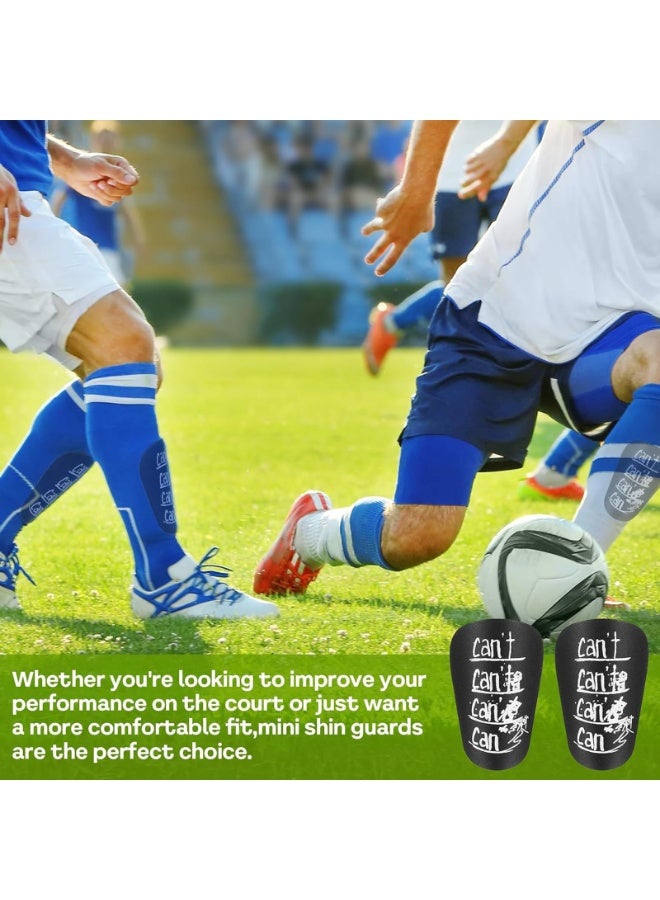 Chabeia Shin Guards for Football, Lightweight Shin Pads for Football Kids Anti-Impact Football Shin Guards for Boys, Mini Football Kit Accessories, Black 1 Pair - Image 3