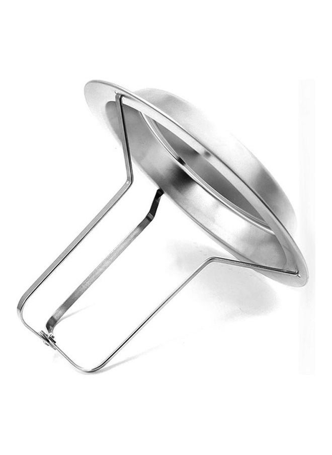 NIBEMINENT Stainless Steel Vertical Roaster Chicken Stand Holder Silver 19.5x16cm  - Image 4