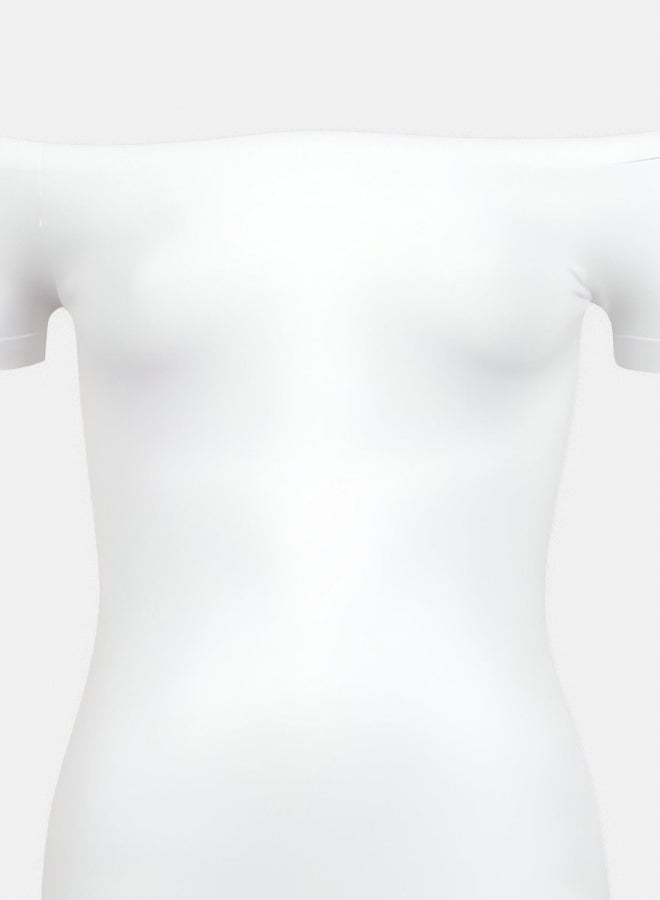 Silvy Lycra Nancy Half Sleeves Off Shoulder Top For Women - Image 2