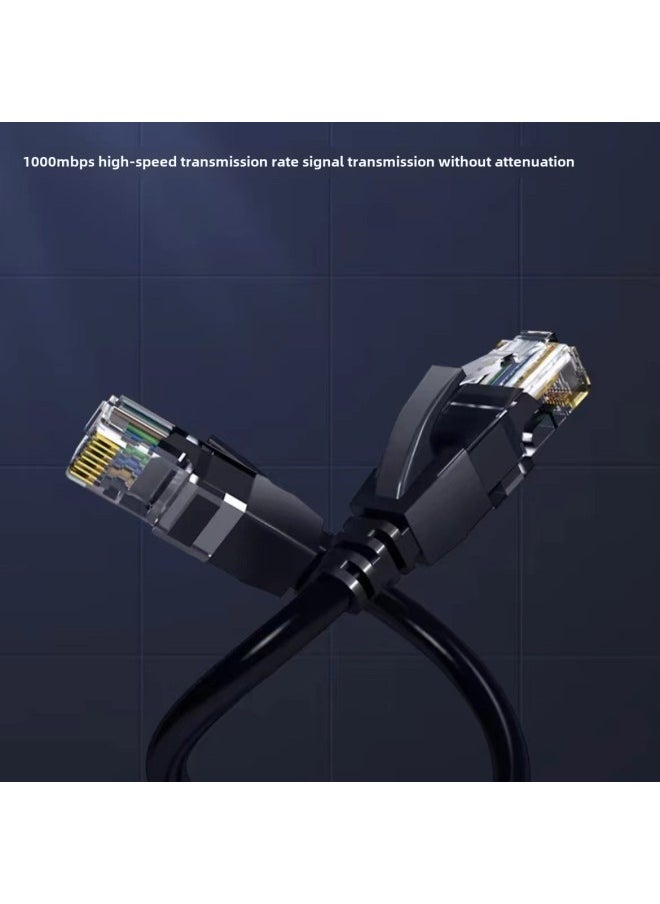 Generic Household Gigabit Category 6 Network Cable Manufacturers RJ45 Interface Finished Indoor And Outdoor Copper-clad Aluminum Cat6 Computer Jumper-Color:Blue-Cord Length:0.3m  - Image 5
