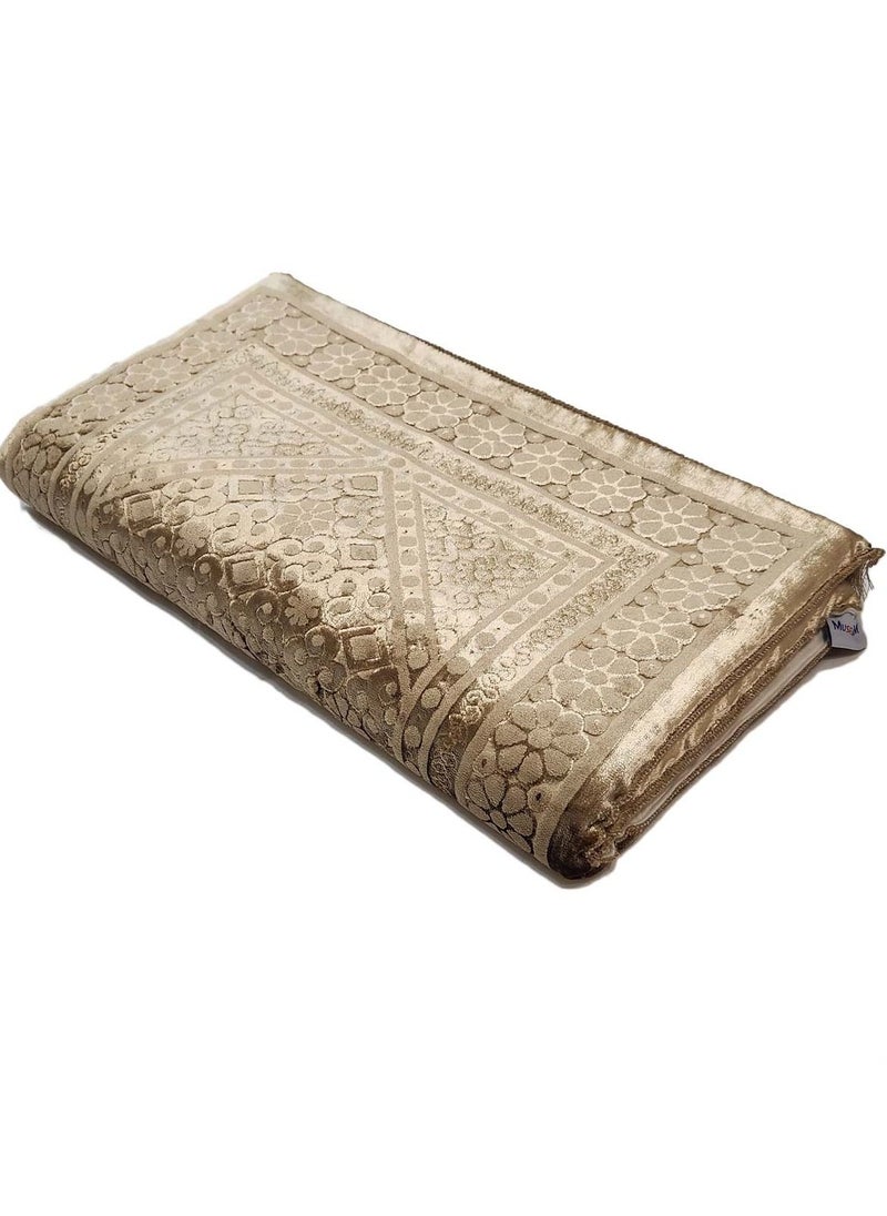 Museum - Museum Memory Foam Prayer Mat Dana. Velvet Comfortable Prayer Rug. Elegant Essential Design Sajadah with Foam. - Image 1