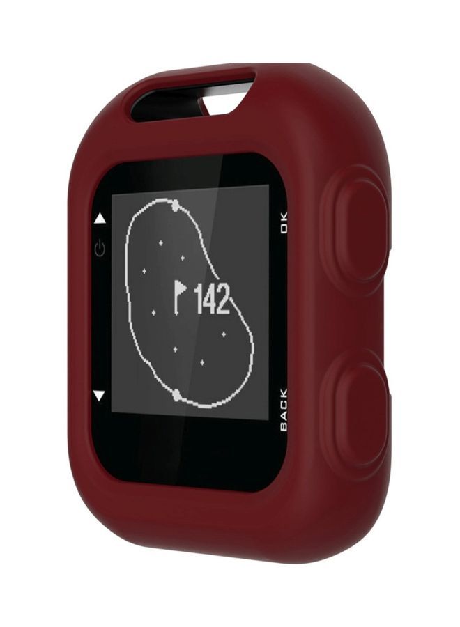 NIBEMINENT Protective Case Cover For Garmin Approach G10 Golf Wine Red - Image 3