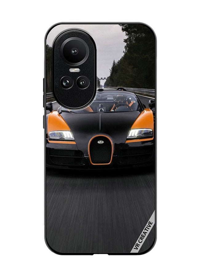 VR CREATIVE Protective Case Cover For Oppo Reno 10 Pro Bugatti Chiron Design Multicolour - Image 1