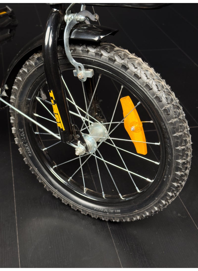 تايجر دراجة أطفال تايجر 16 بوصة مع سلة أمامية وكرسي خلفي – مناسبة للأعمار 4 إلى 7 سنوات - Image 2