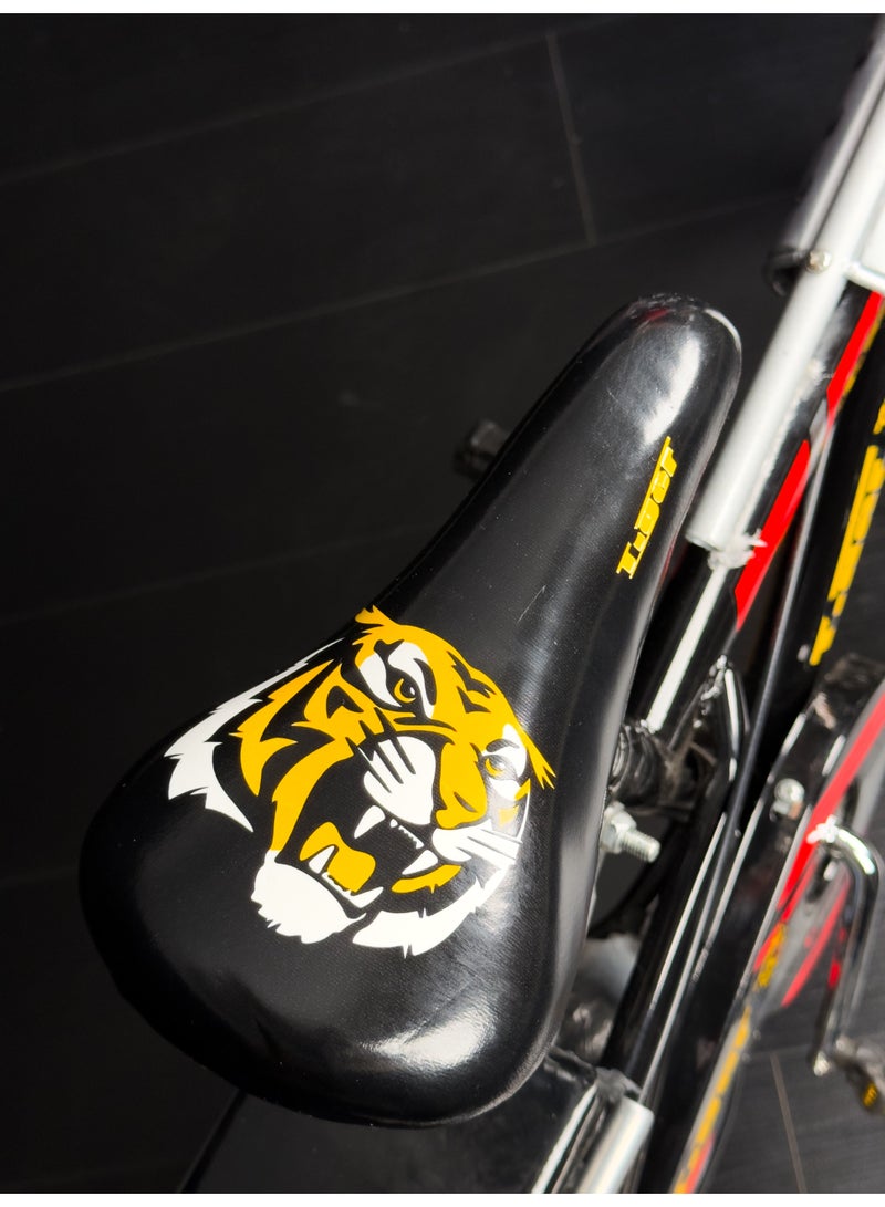 تايجر دراجة أطفال تايجر 16 بوصة مع سلة أمامية وكرسي خلفي – مناسبة للأعمار 4 إلى 7 سنوات - Image 3