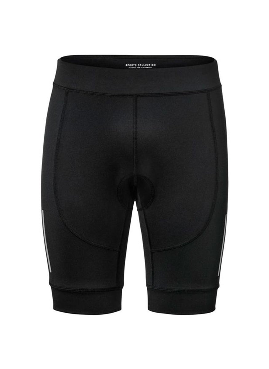 Tchibo Men Sportswear Fit Cycling Shorts, Black  - Image 2