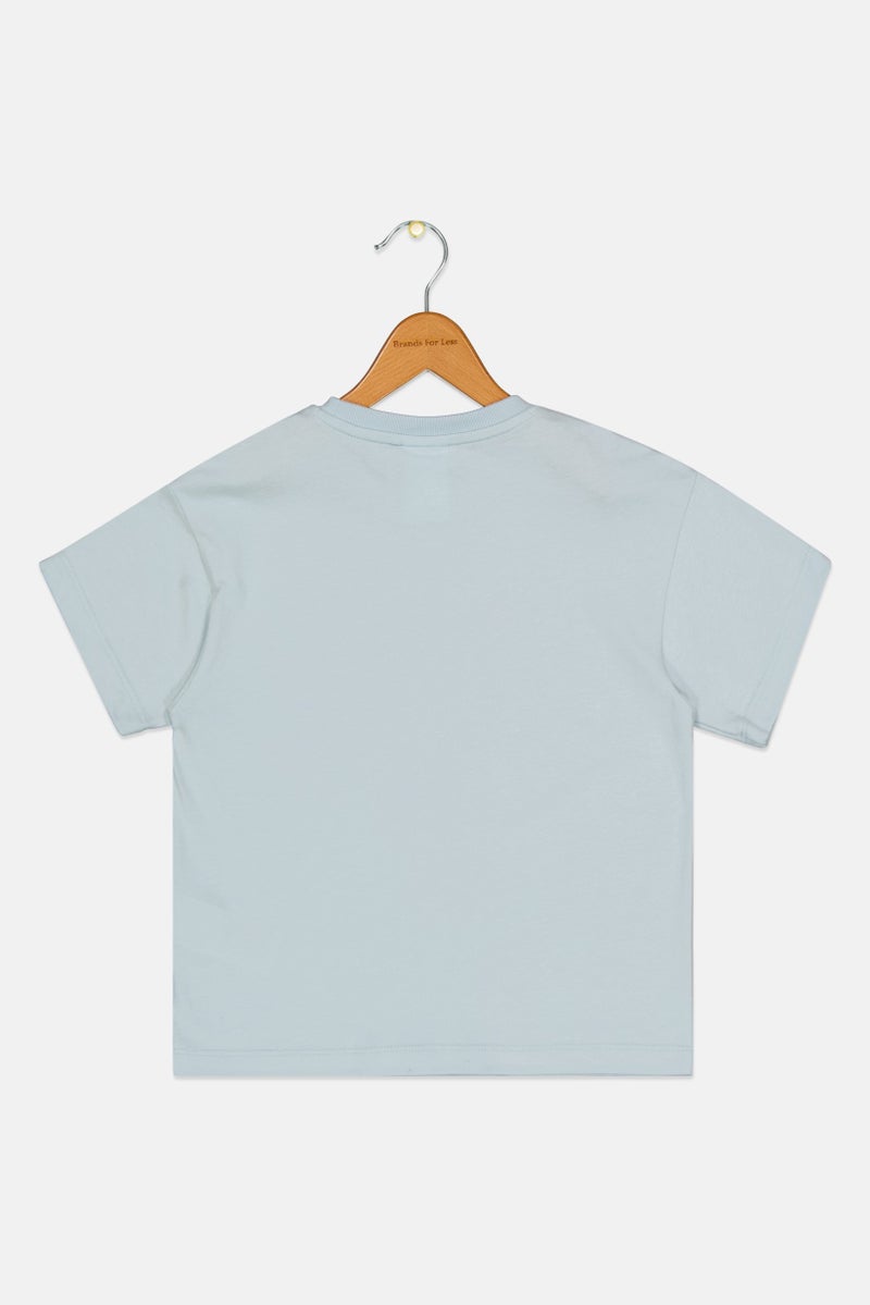 PUMA Dream Works Kids Boy Short Sleeve Trolls T-Shirt, Frosted Blue - Image 2