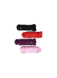 ECVV 2Pack 10 M/33 Feet 8 MM All Purpose Soft Cotton Twisted Rope(Black)  - Image 4