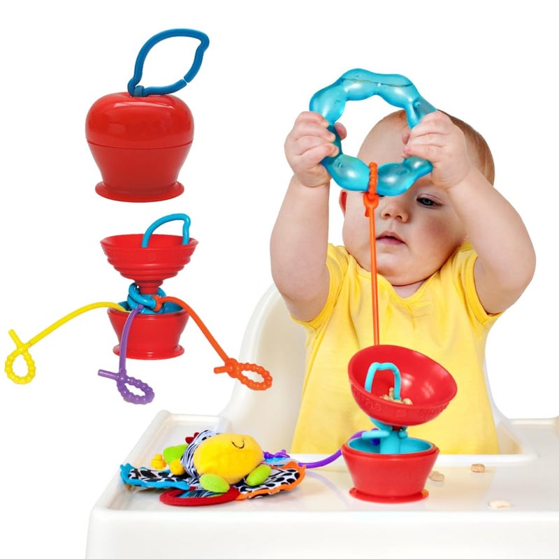 Grapple The Baby Suction Cup Toy Holder for High Chair Stroller and Teething Toys for Babies 612 Months One of Your Baby Must Haves