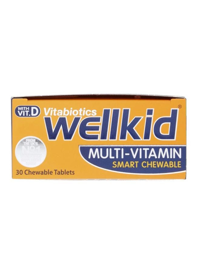 Vitabiotics Wellkid Smart Chewable Multi-Vitamin 30 Tablets - Image 5