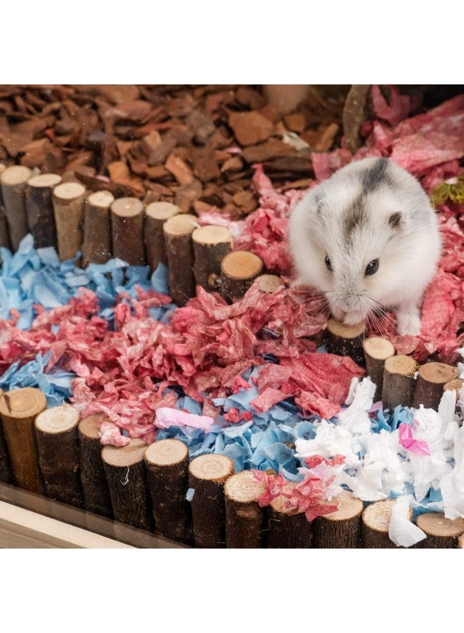 نيتينجيل لعبة جسر التعليق للهامستر من نايت أنجل - سلم خشبي طويل للتسلق للهامستر والفئران والجربوع والسنجاب الطائر والجرذان والحيوانات الصغيرة الأخرى (25.6 طول × 2.8 عرض) - Image 5