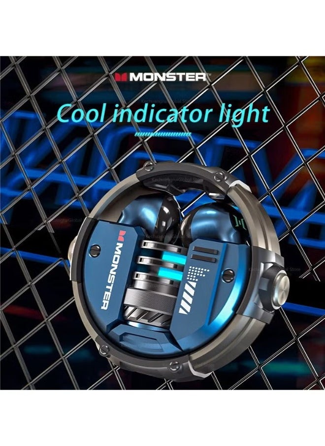 Monster - MONSTER AirMars XKT10 Wireless Gaming Headphones,Blue - Image 1