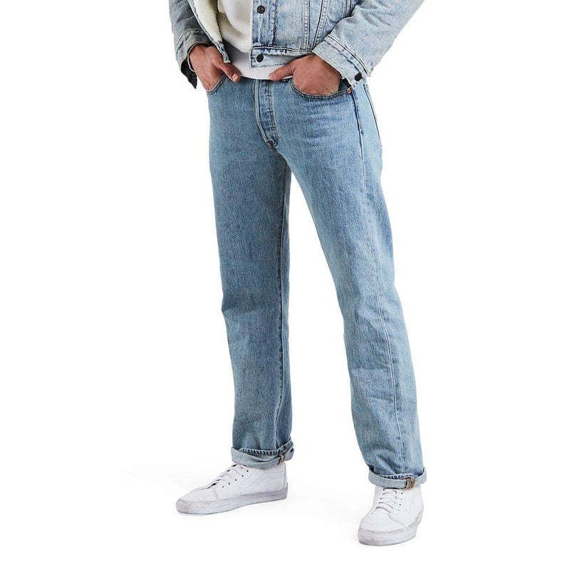 Levi's Men's 501 Original Fit Jeans (Also Available in Big & Tall), Light Stonewash, 32W x 29L - Image 5