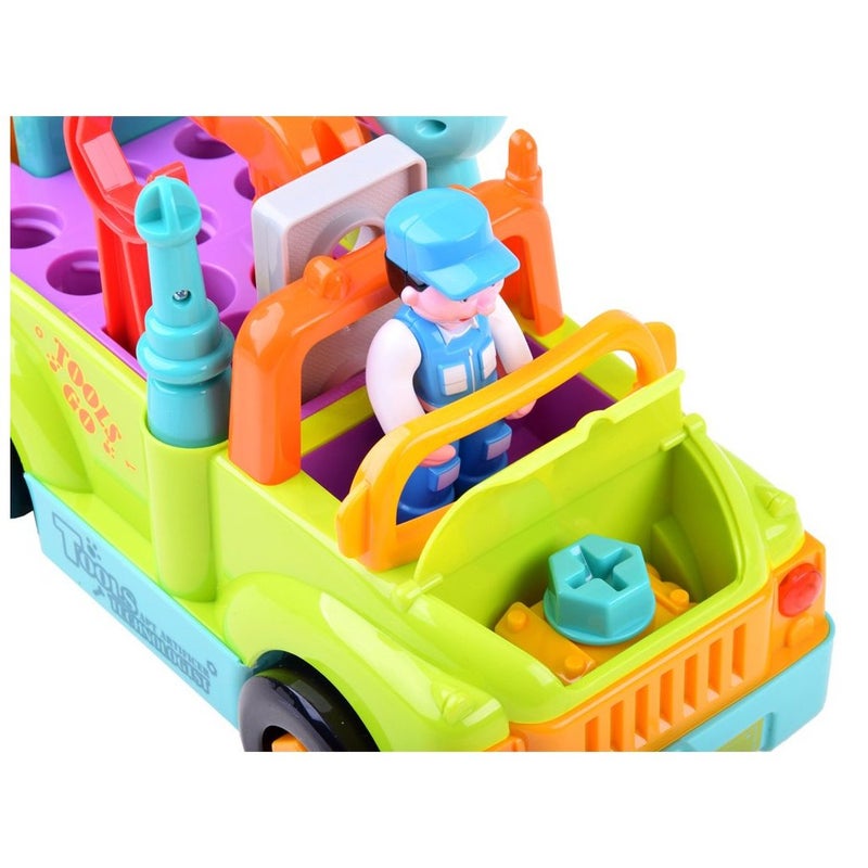 Hola - Little Mechanic Tool Truck Set With Light & Music - E13-428 - Image 5