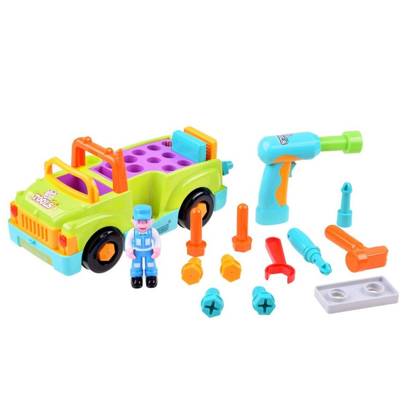 Hola - Little Mechanic Tool Truck Set With Light & Music - E13-428 - Image 2