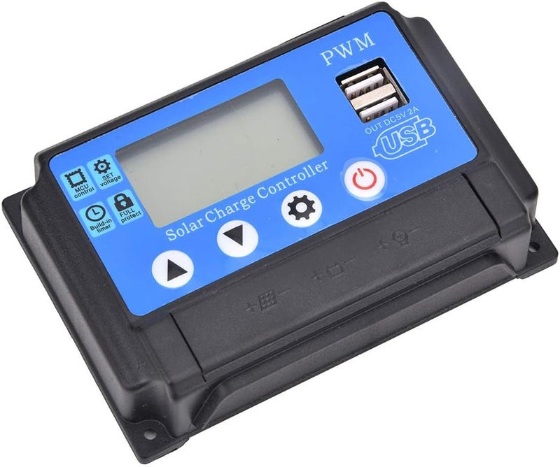 فيجبي YCX-002 10-60A وحدة تحكم شمسي، PWM 12V/24V تتبع تلقائي لألواح الطاقة الشمسية منظم ذكي لبطارية نظام الألواح الشمسية (YCX-002-50A) - Image 5
