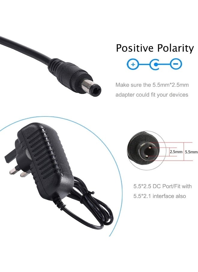 Royal Apex Royal Apex AC to DC 9V 2A Adapter Charger Compatible for Dymo Label Manager 210D 220P 350 LM-160 LM-150 1738976 & Brother Pt-D200 Printer AD-24 AD-24ES AD-20 AD-30 AD-60 Power Supply  - Image 2