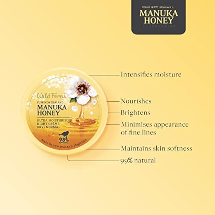 Wild Ferns Manuka Honey Revitalising Night Crème 100g - Image 5