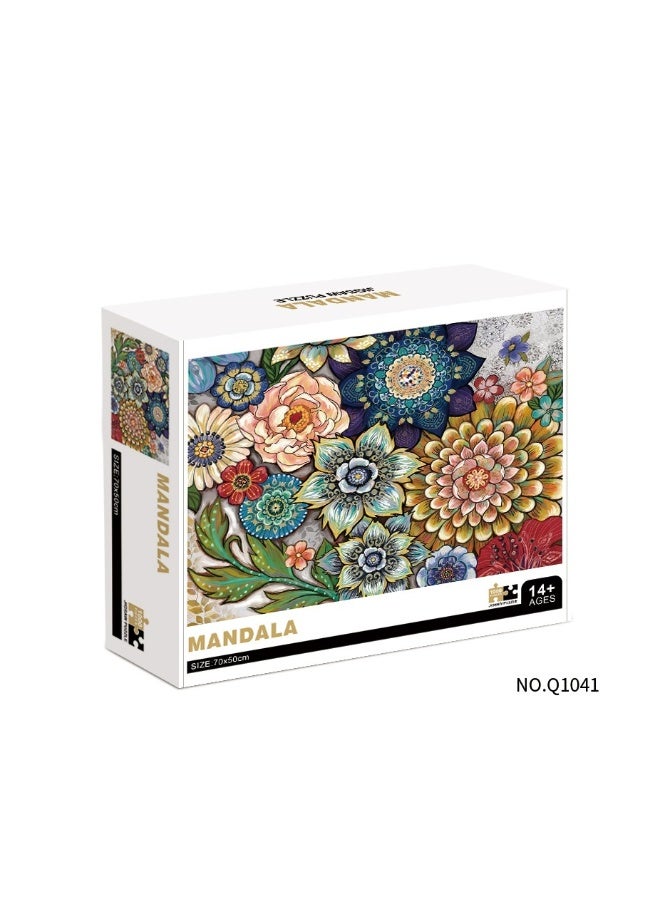 1000-Piece Colorful Landscape Jigsaw Puzzle for Adults and Kids - Image 1