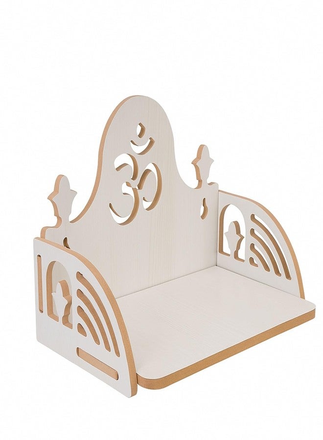 HOMEWEY DECOR Wooden Home Temple Handcrafted Support Heavy Idols Luxurious Finish Pooja Mandir for Home & Office Wall Mount for Room (Design4) - Image 3