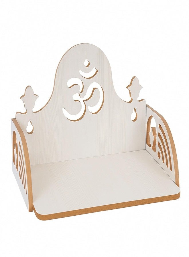 HOMEWEY DECOR Wooden Home Temple Handcrafted Support Heavy Idols Luxurious Finish Pooja Mandir for Home & Office Wall Mount for Room (Design4) - Image 1