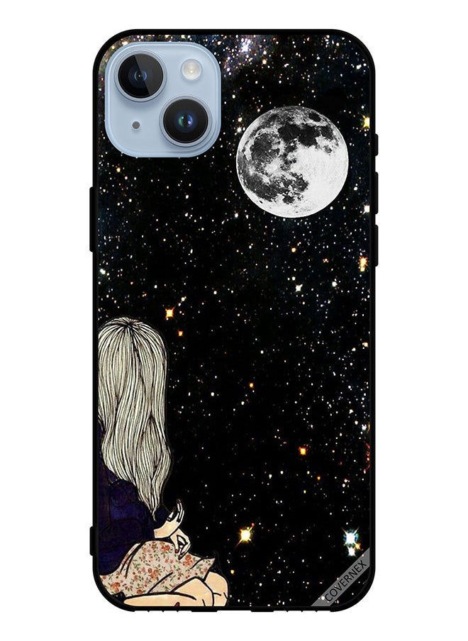 Covernex - Protective Case Cover For Apple iPhone 14 Plus Looking At Moon - Image 1