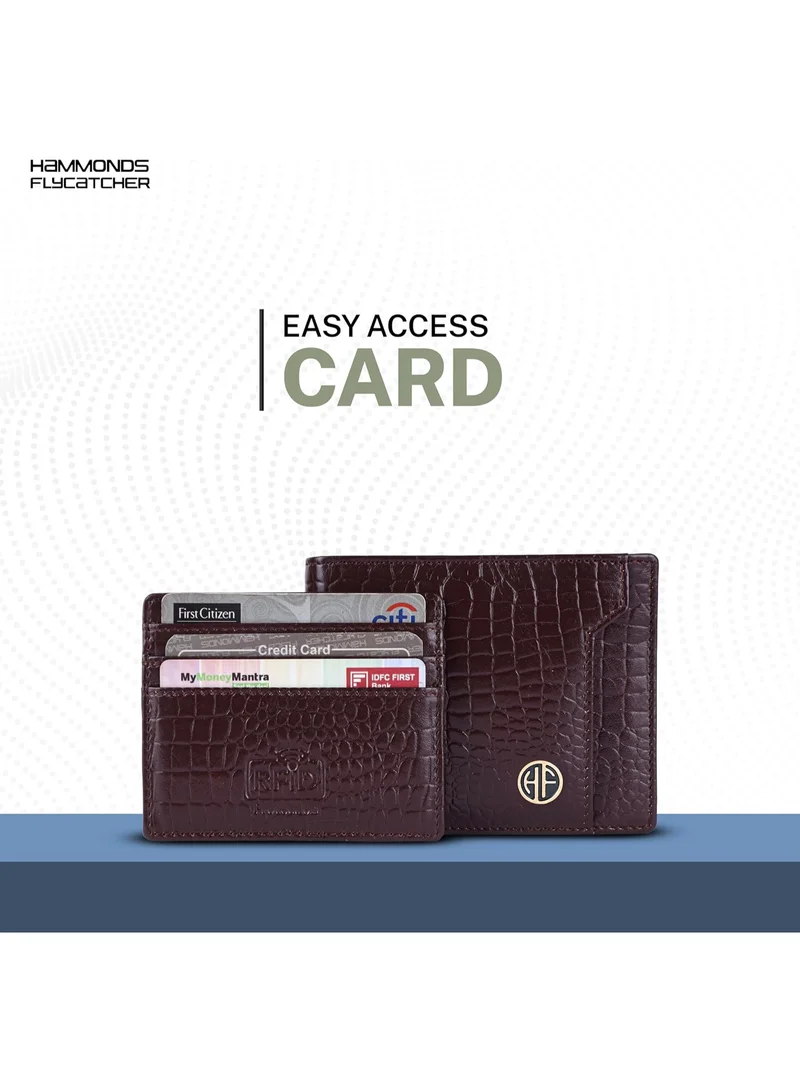 Hammonds Flycatcher  Wallet for Men Leather Original, Mens Wallet, Leather Wallets for Men Stylish, Bi-Fold Wallets for Man, 6 Card Slots, Easy Access Card Slots, Coin Pocket, Gift for Mens  | Best Price UAE