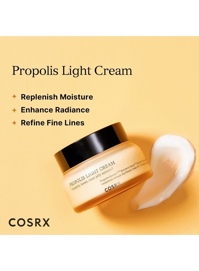 COSRX Propolis Cream, Hydrating Lightweight Face Moisturizer with 64.5% Propolis Extract, Nourish and Soften Dry Skin, 2.19 fl.oz / 65ml, Not Tested on Animals, No Parabens, No Sulfates, No Phthalates white - Image 3