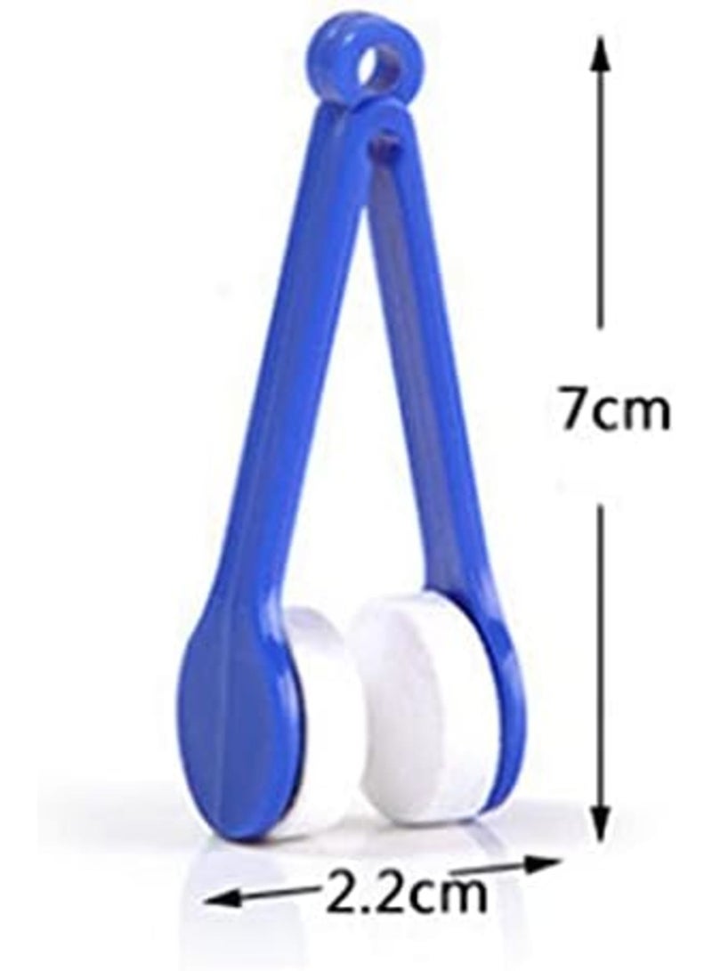 Luckam 10 Pcs Mini Sun Glasses Eyeglass Microfiber Spectacles Cleaner Brush Cleaning Tool,Random Color，Mini Tool Glasses brush - Image 3