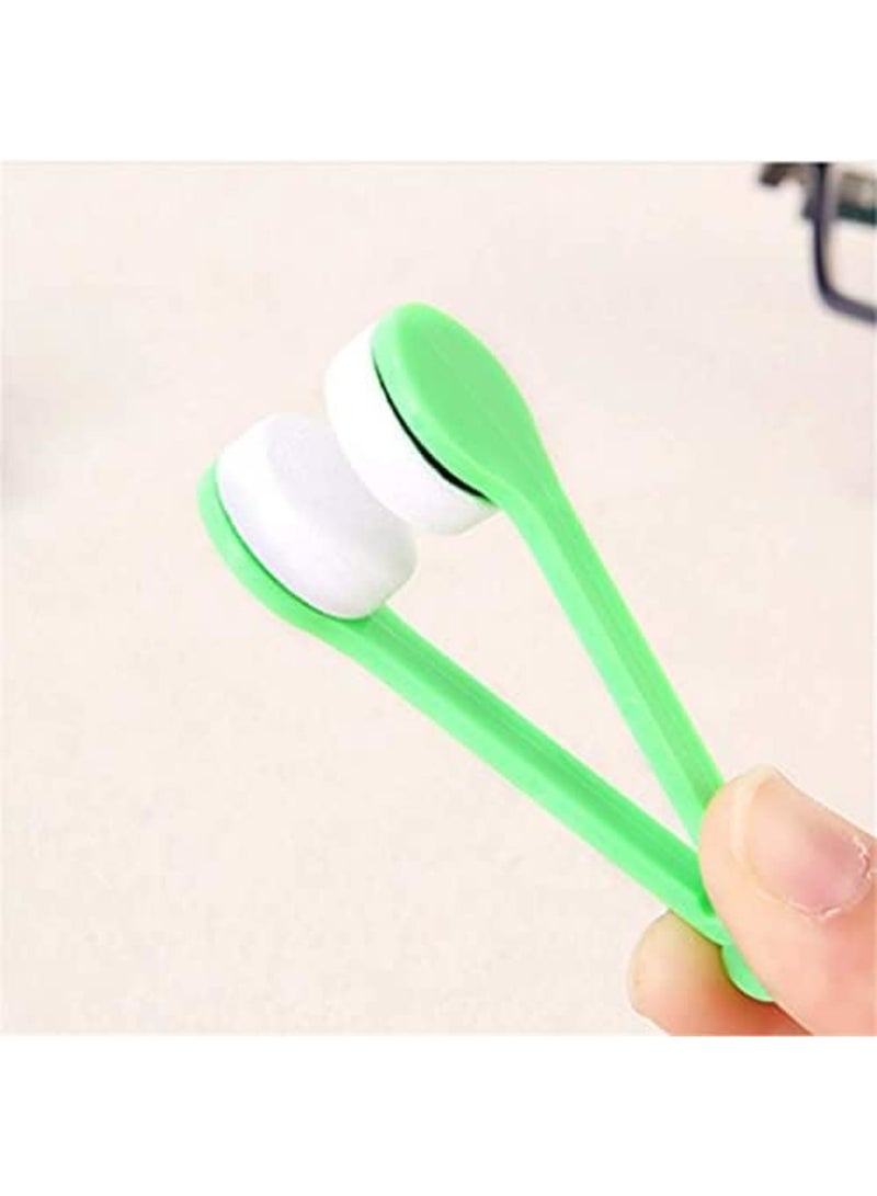 Luckam 10 Pcs Mini Sun Glasses Eyeglass Microfiber Spectacles Cleaner Brush Cleaning Tool,Random Color，Mini Tool Glasses brush - Image 4