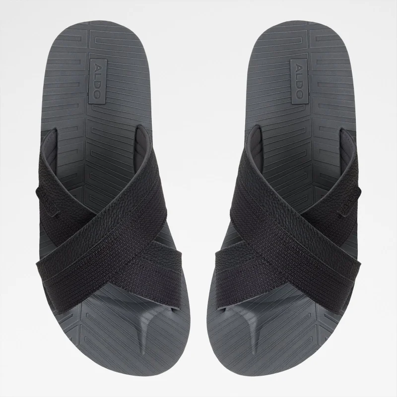 Aldo  TOTI Criss-Cross Flat Sandals for Men | Best Price UAE