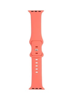 PROMASS Double Wear Rivets Replacement Watchbands For Apple Watch Series 1/2/3/4/5/6/7/SE 42-44-45mm Rose Red 