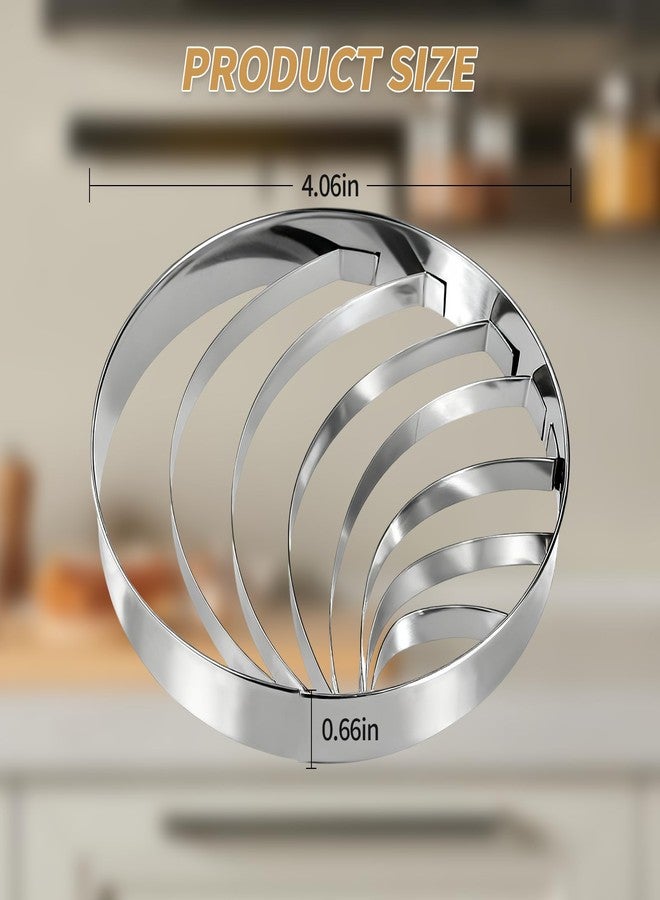 Creztail Stainless Steel Concha Pattern Press – Mexican Pastry Baking Tool for Sweet Bread, Cookies, and Creative Pastries - Image 2