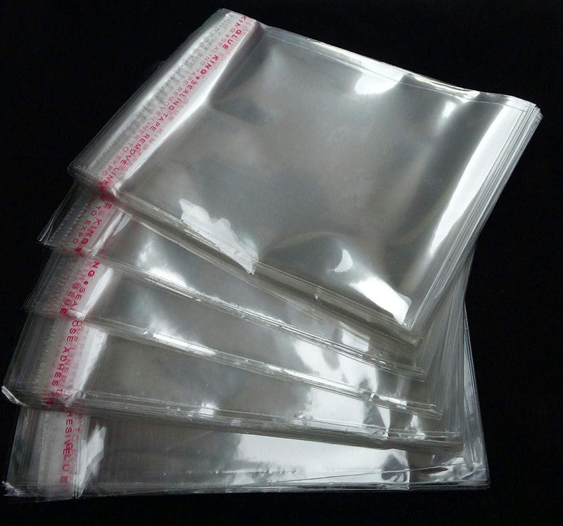 Webshoppers Webshoppers Quality Self Adhesive BOPP Seal Transparent Plastic Packing Bags Pouches for Multipurpose Garments Clothes Saree Shirt 50 14 x 18 Including 1 Pcs Powder Puff for makeup  - Image 4