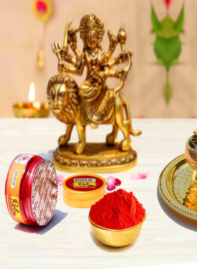 Pure Source India Red Roli – Traditional Kumkum for Festivals, Pooja & Rituals (30 GM - Image 2