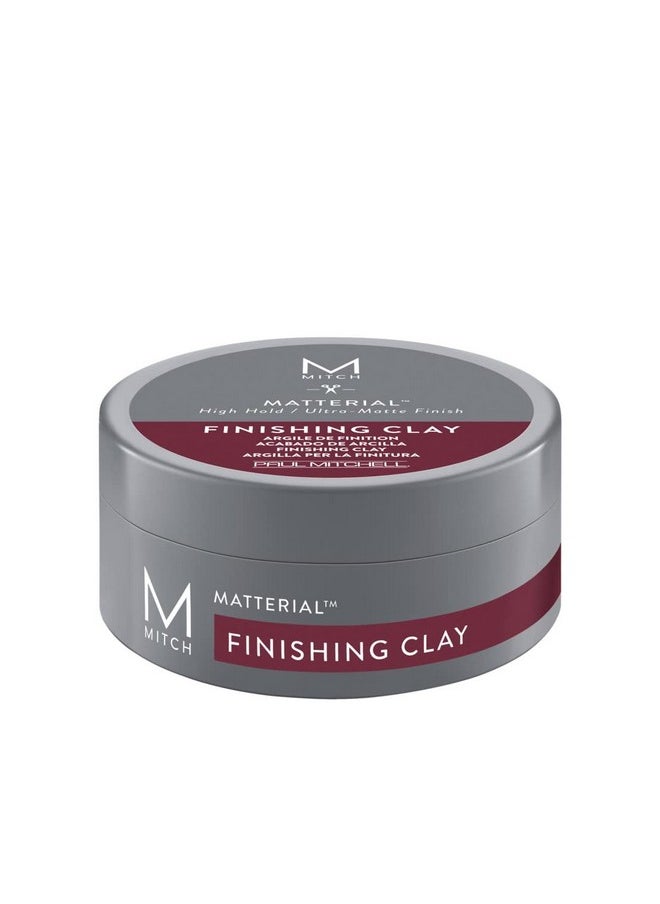 ميتش طين MITCH by Paul Mitchell Matterial Finishing Clay للرجال، ثبات عالي، لمسة نهائية غير لامعة للغاية، لجميع أنواع الشعر، 3 أونصة.  - Image 2