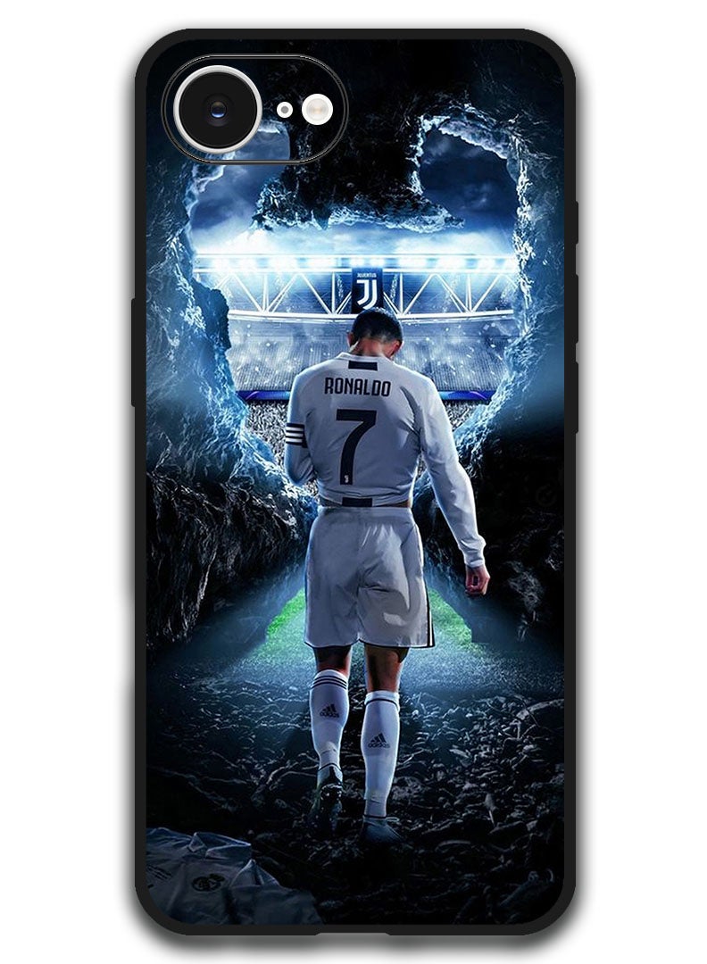 Theodor Case Compatible with Apple iPhone 17e / 16e 6.1 Inch Protection Shockproof Bumper Cover - Ronaldo (3) - Image 1