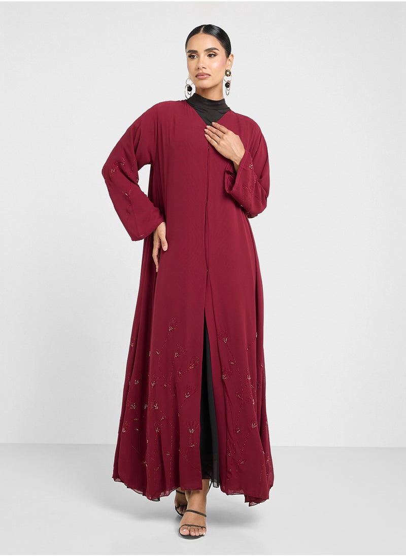 Khizana - Abaya With Embelishment & Sheila - Image 1