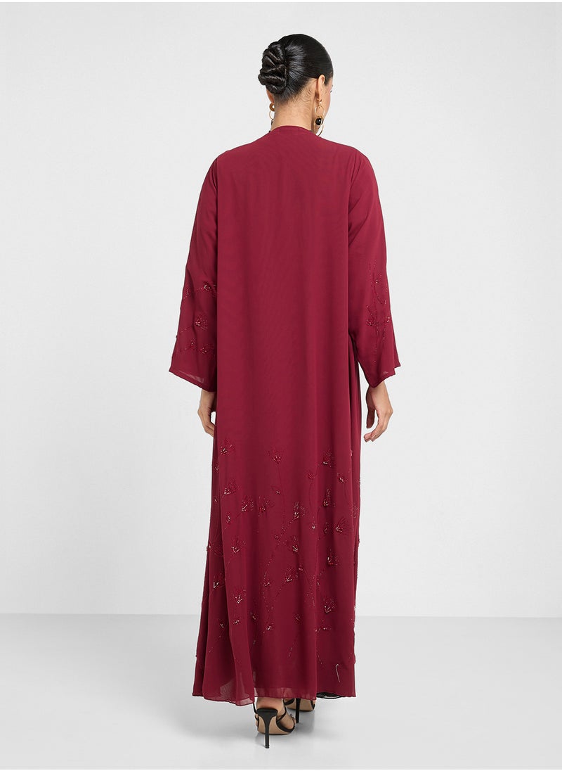 Khizana - Abaya With Embelishment & Sheila - Image 1