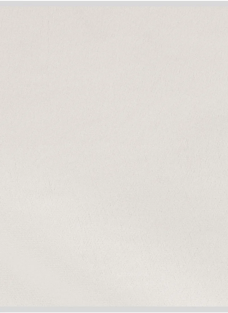كوتون Medium Rise Ribbed Slim Fit Trousers