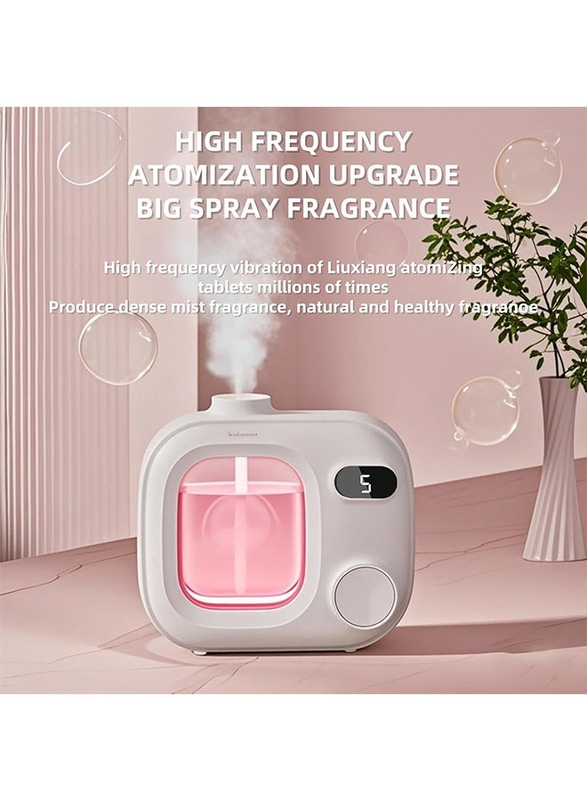 مانجي العلاج بالأروماثيون Diffuser, Waterless Essential Oil Diffuser, Smart Wireless Ultrasonic Essential Oil Diffuser for Rooms حمام مكتب فندق - Image 5