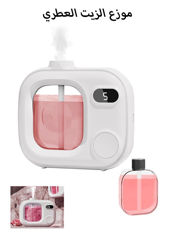 مانجي العلاج بالأروماثيون Diffuser, Waterless Essential Oil Diffuser, Smart Wireless Ultrasonic Essential Oil Diffuser for Rooms حمام مكتب فندق - Image 1