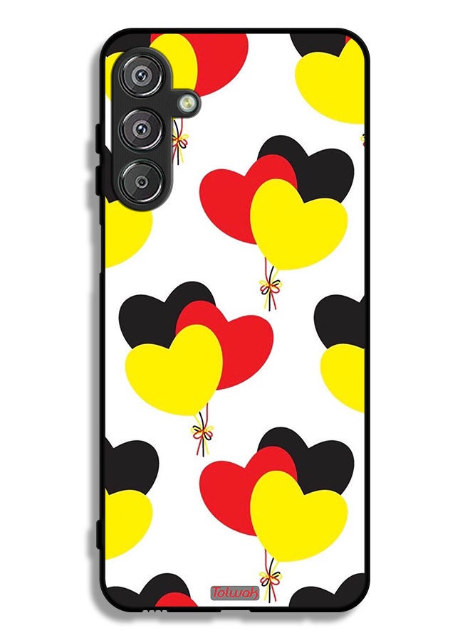 Tolwak Samsung Galaxy F36 Protective Case Cover Three Hearts Bunch - Image 1