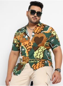 Instafab Plus Instafab Plus Artistic Romance Shirt  - Image 1