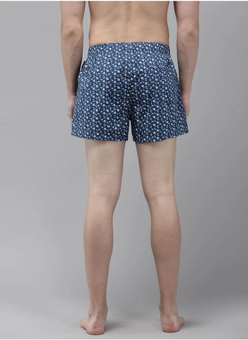 THE BEAR HOUSE Mens Cotton Boxers Multipack Soft Breathable Underwear for Men Loose Fit Comfortable Boxer Shorts for Daily Wear Size-S-XL (Cabal)