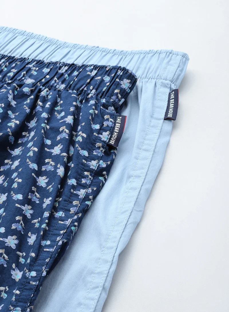 THE BEAR HOUSE Mens Cotton Boxers Multipack Soft Breathable Underwear for Men Loose Fit Comfortable Boxer Shorts for Daily Wear