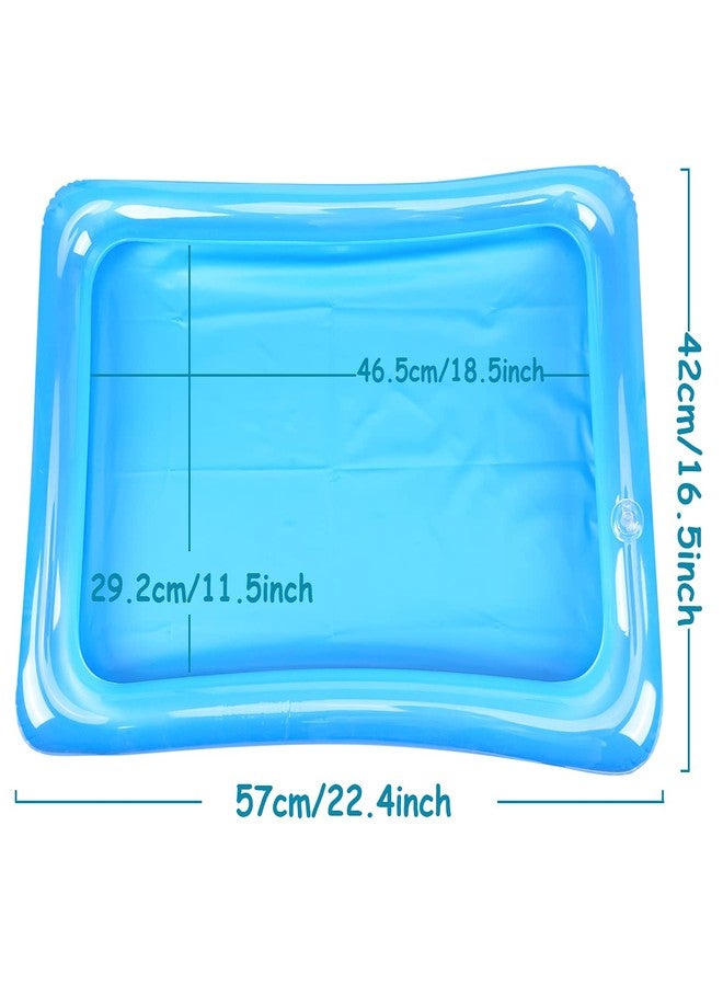 SUNREEK 6 Pack Inflatable Ice Serving Bar, Salad Ice Tray Food Drink Containers BBQ Picnic Ice Food Drinks Buffet Server Tray for Indoor Outdoor Party - Image 4