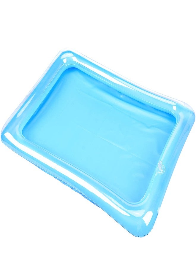 SUNREEK 6 Pack Inflatable Ice Serving Bar, Salad Ice Tray Food Drink Containers BBQ Picnic Ice Food Drinks Buffet Server Tray for Indoor Outdoor Party - Image 3